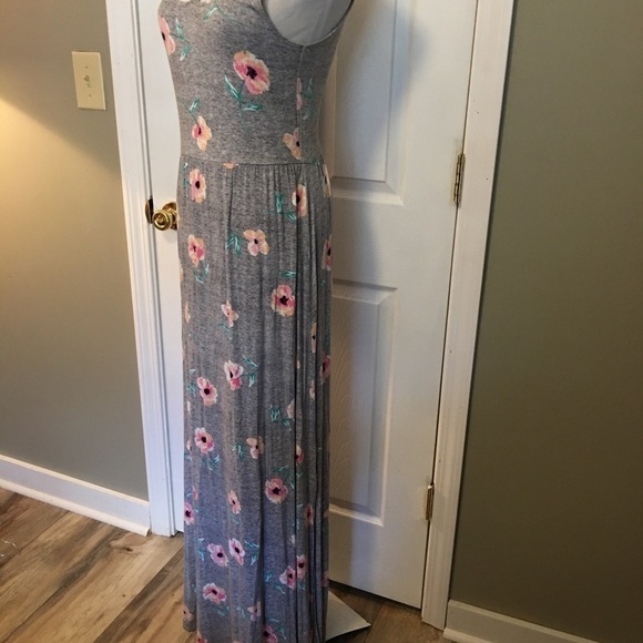 Dress by MAXI sz S. Maxi length. Pit to pit measures 15” across and is 59” long. - Picture 8 of 9
